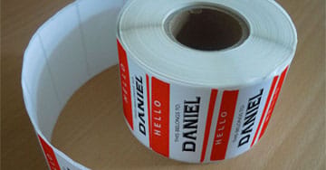 Premium Custom Roll Name Label