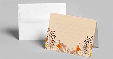 Folded Notecards