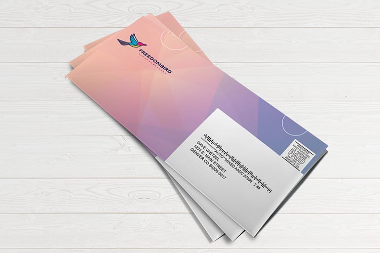 how to mail brochures - direct mail brochure 3 by 4OVER4.COM