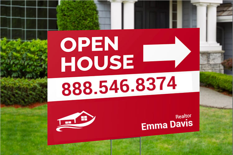 what are yard signs made of - Real Estate Yard Signs 2 by 4OVER4.COM