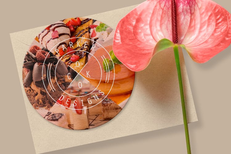 where to print flyers - circle flyers 1 by 4OVER4.COM