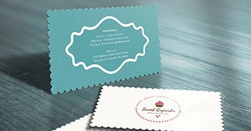 Die Cut Business Cards