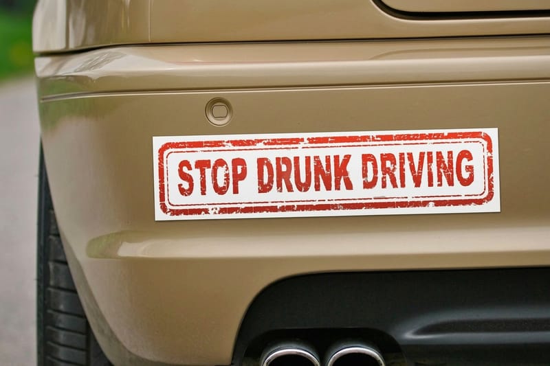 High-contrast bumper sticker design printed by 4OVER4 in full CMYK color