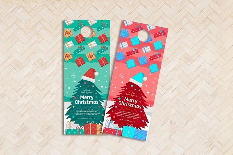 Christmas Tree Door Hangers