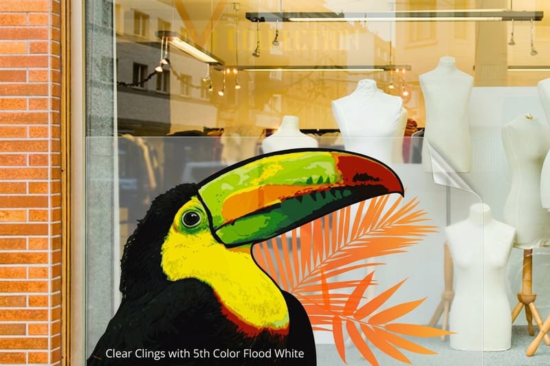 Clear window clings - 4OVER4.COM