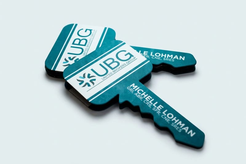 Die Cut Any Shape Business Cards - 4OVER4.COM