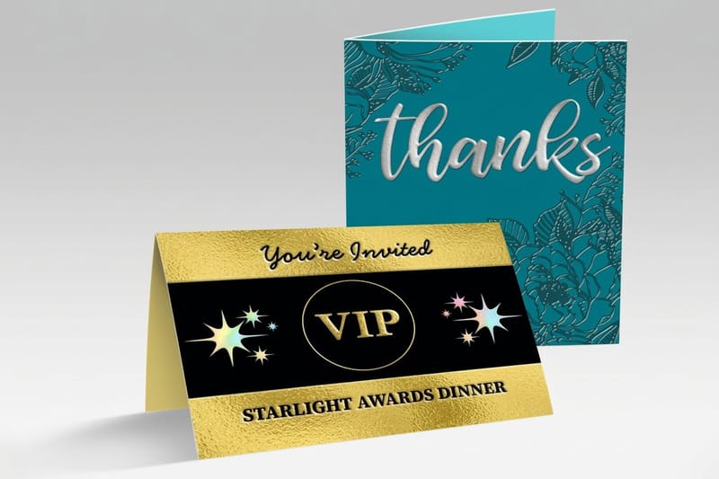Dual Raised Greeting Cards