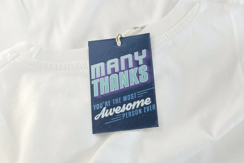 Clothing hang tags