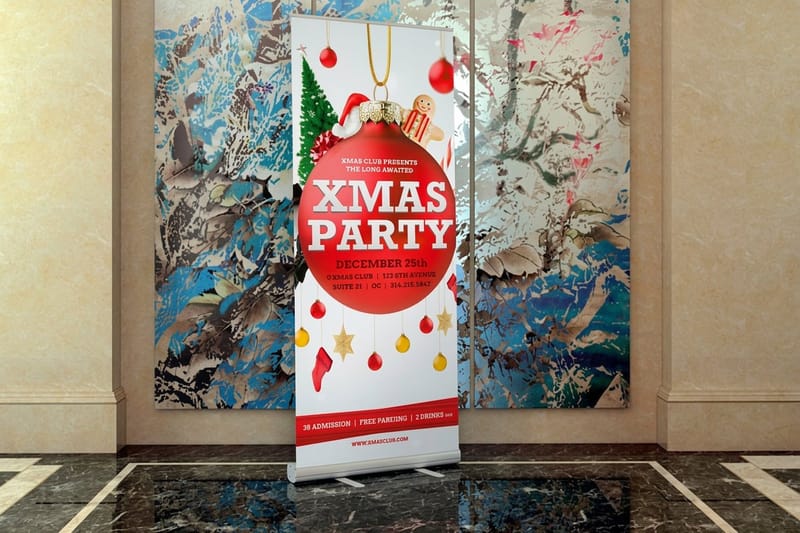 Holiday Banners blank template