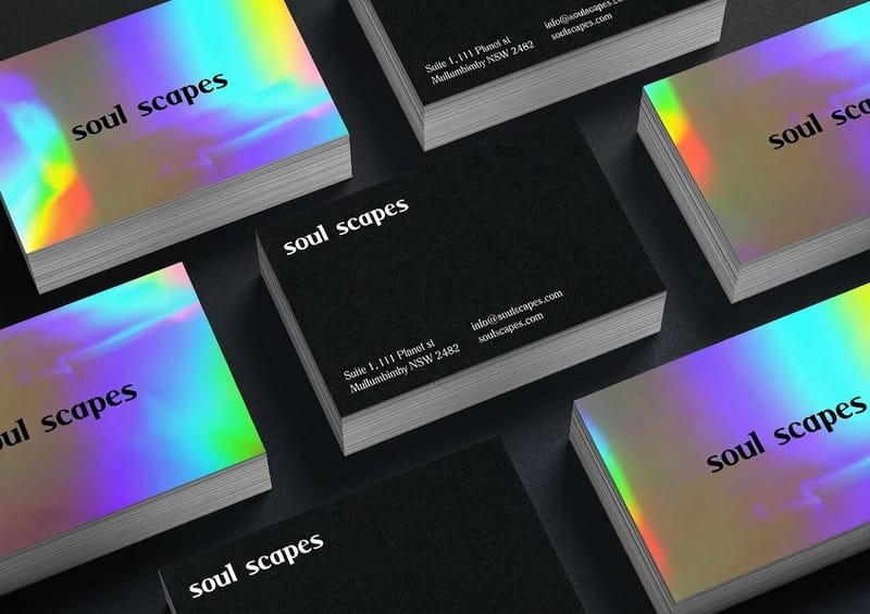 Holographic Business Cards