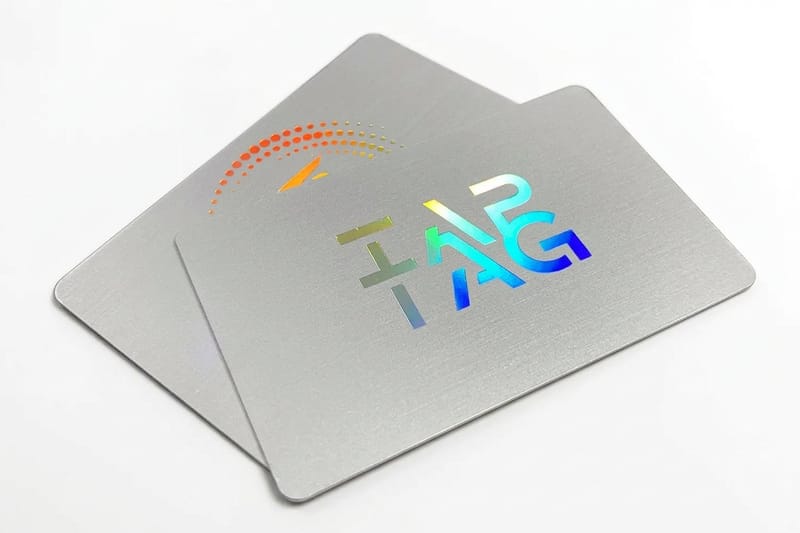 Holographic plastic cards