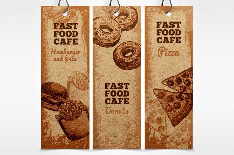 Kraft bookmarks