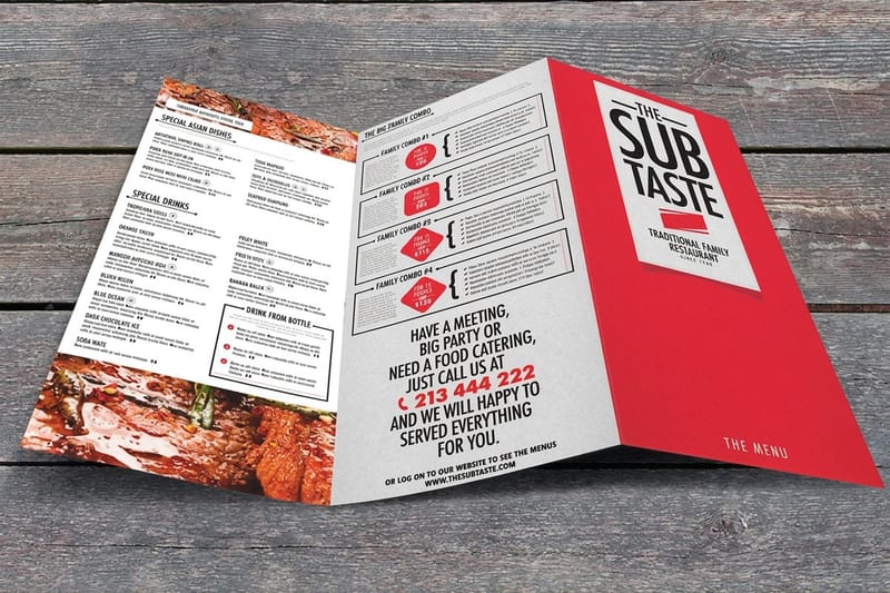 The Vistaprint Menu Alternative for Factory-Direct Restaurant Menus
