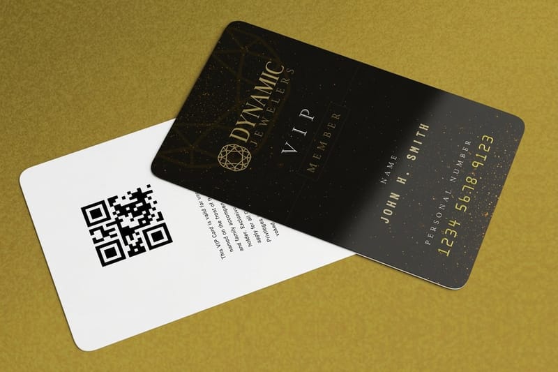 Plastic VIP Cards
