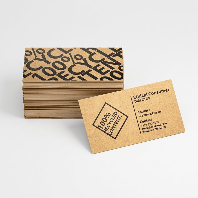 Standard business cards printed by 4OVER4 with smooth rounded corners