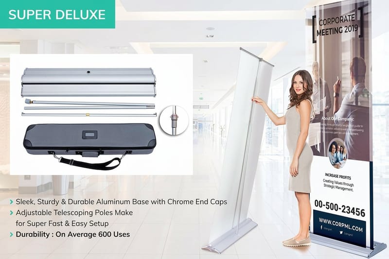 What a Pull Up Banner Is Plus Common Sizes and Setup