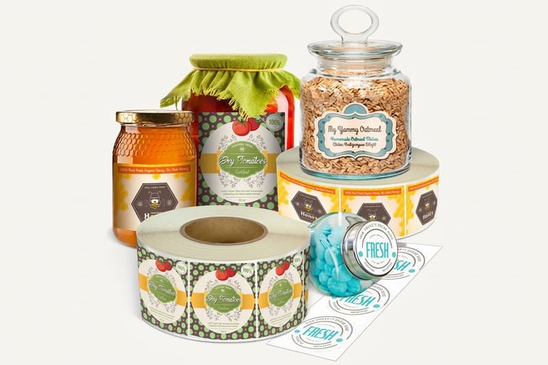 Professional jar labels printing - existing_product 2 by 4OVER4.COM
