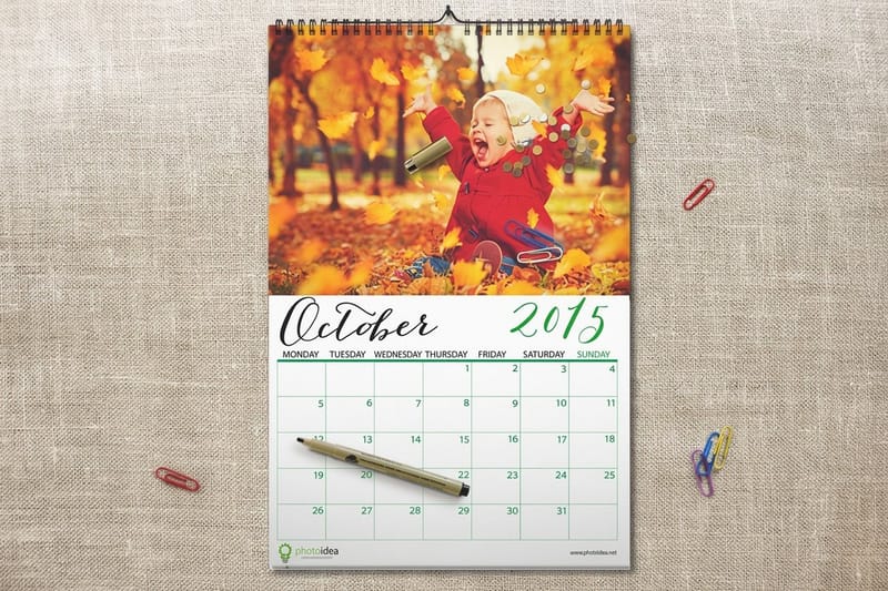 Wire-o coil calendars