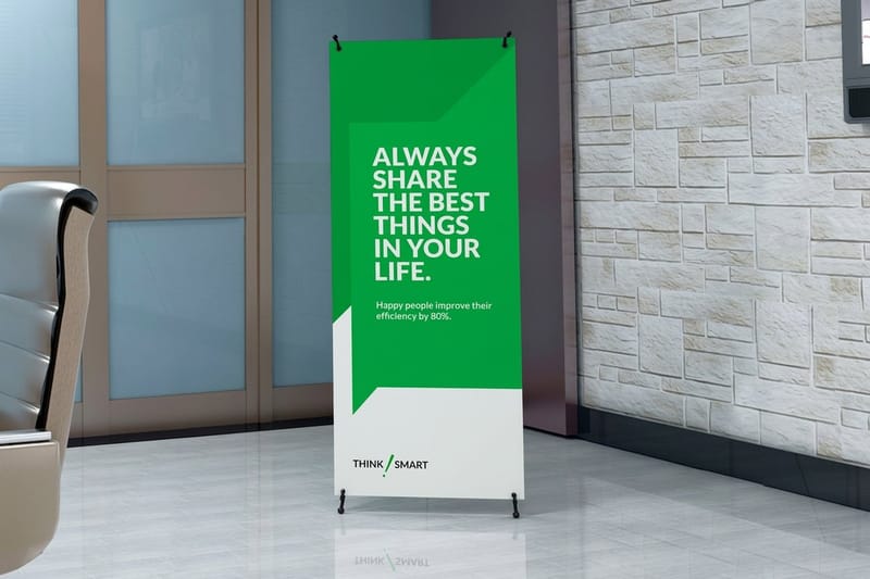Professional banner stands printing - existing_product 2 by 4OVER4.COM