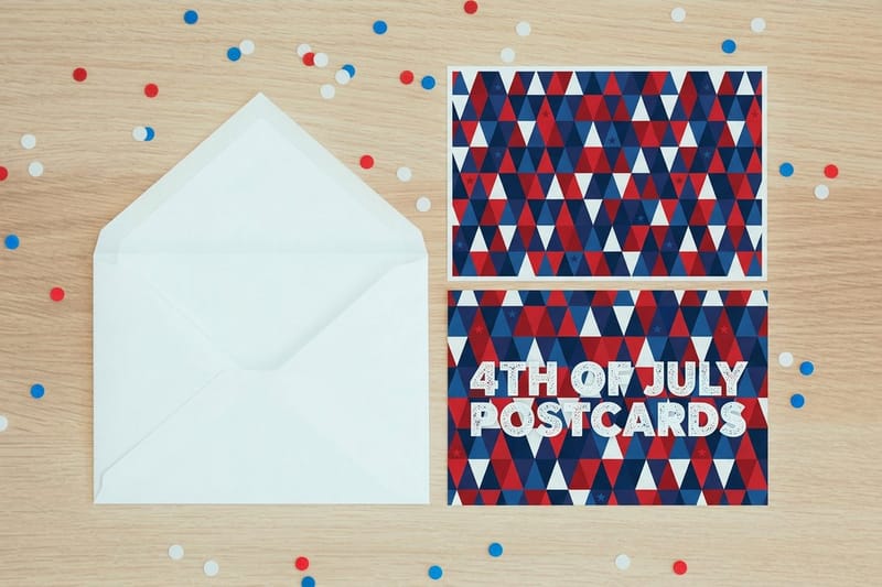 4 Patriotic 4th of July Real Estate Postcards You Can Send