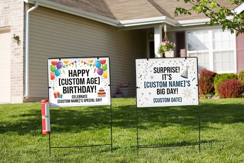 Yard Sign Best Practices That Get Your Message Read From the Road