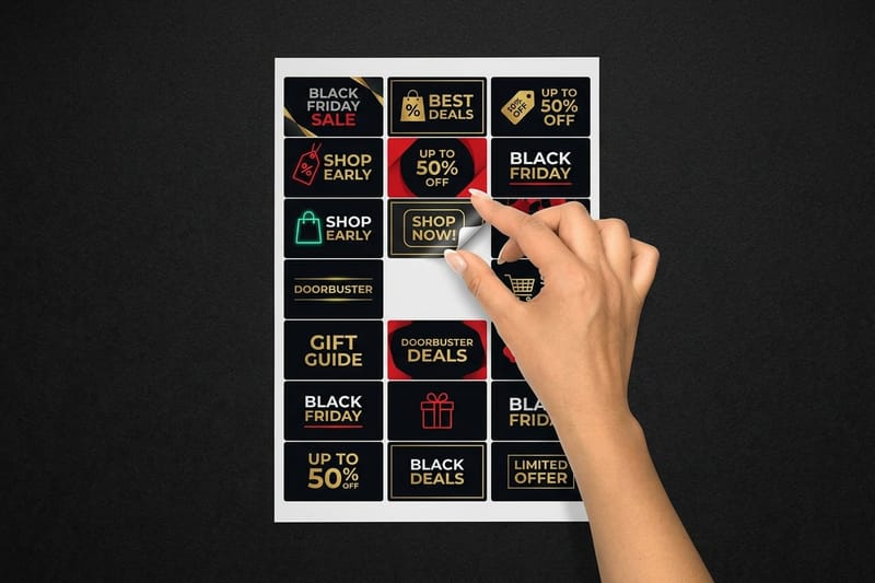 Custom Stickers - product examples 3 by 4OVER4.COM