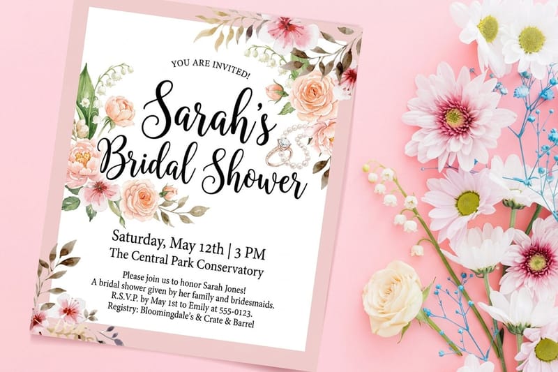 bridal shower printing - new_product by 4OVER4.COM