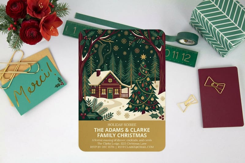 Custom invitation printing - new_product 3 by 4OVER4.COM