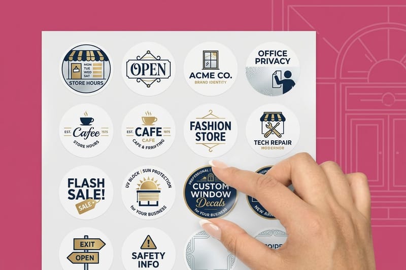 Custom window decals