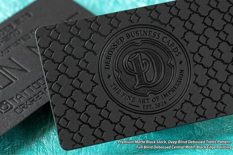 The 3-Piece Embossed and Debossed Stationery Suite Buyers Remember