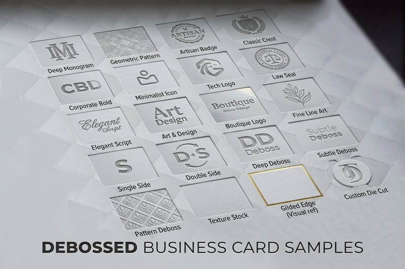 Embossed Business Cards Explained: Design and Effect