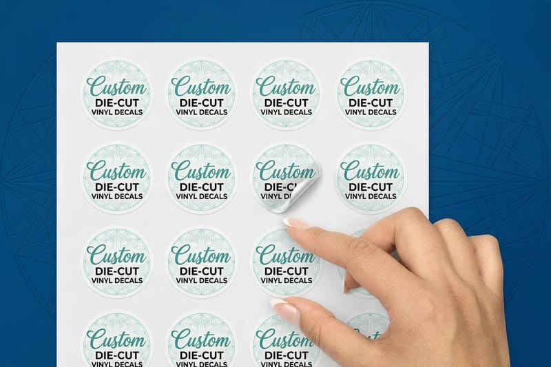 Die-cut decals