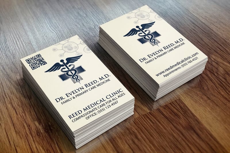 Business cards printing by 4OVER4.COM