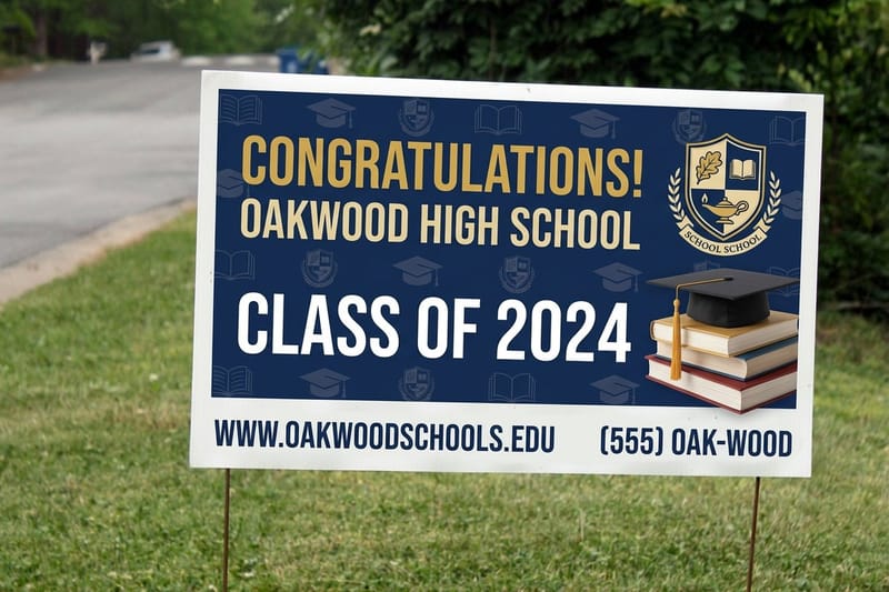 Education Brochures vs Yard Signs vs Booklets for Schools