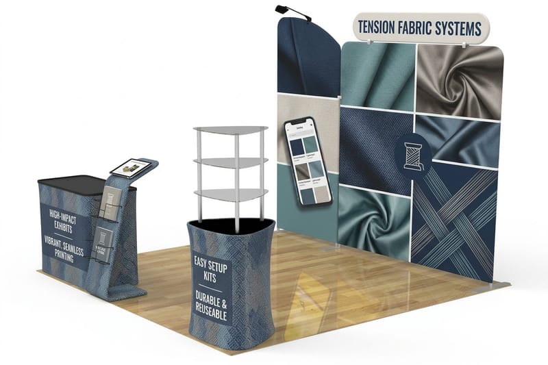 Custom booth kit printing - new_product 3 by 4OVER4.COM