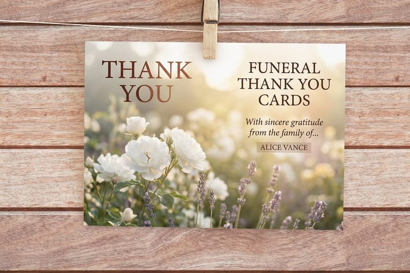 thank you cards - new_product by 4OVER4.COM