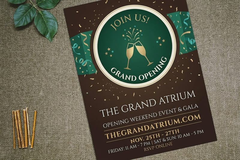 Nonprofit Grand Opening Print Set: 3 Pieces That Fill the Room