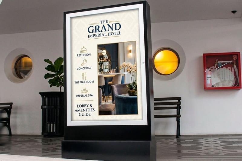 Hotel Signage Ideas Guests Notice From Lobby to Poolside