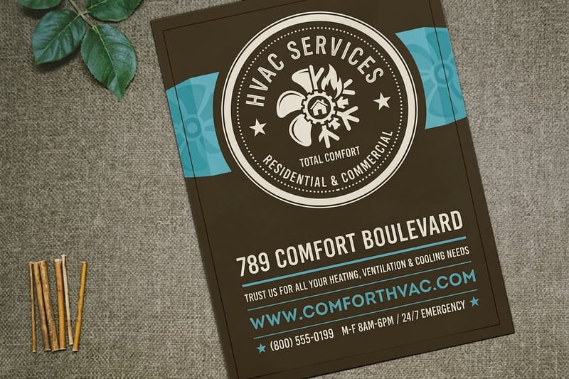Professional hvac printing - new_product 2 by 4OVER4.COM