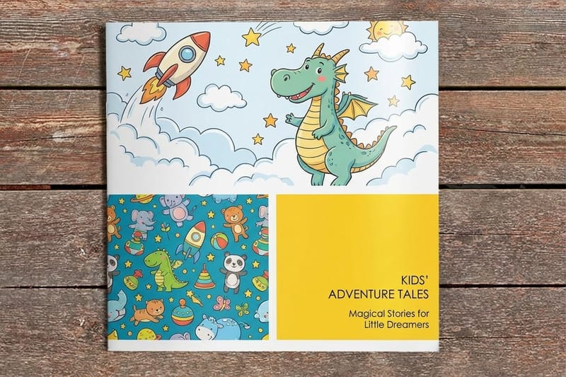 A bound book printed by 4OVER4.COM as a premium alternative to a consumer photo book