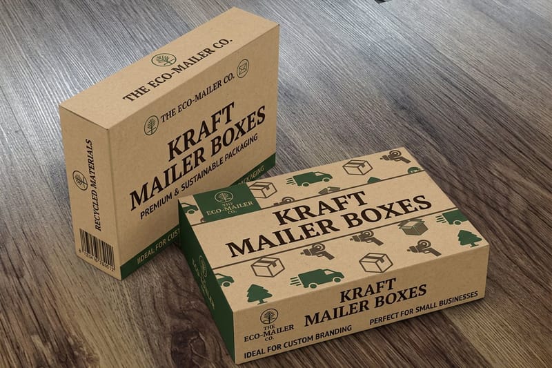 Kraft mailer boxes