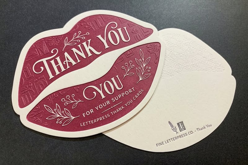 Custom thank you cards - new_product 3 by 4OVER4.COM