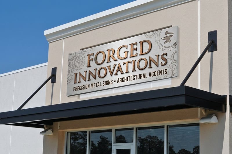 How to Design a Custom Metal Sign That Reads From the Street