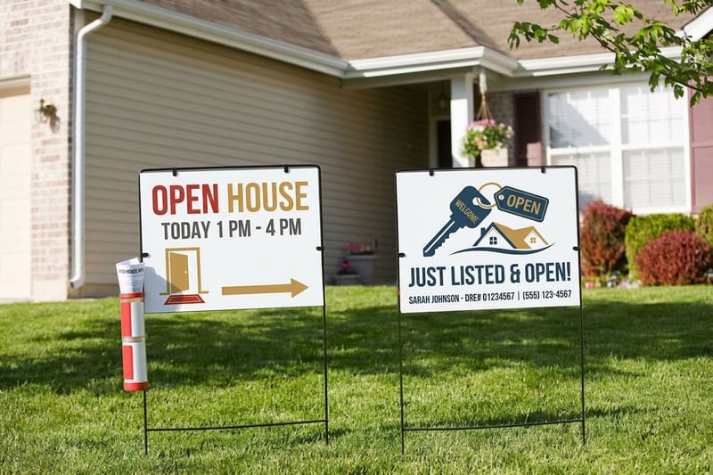 The Realtor Guide to Open House Directional Signs That Convert