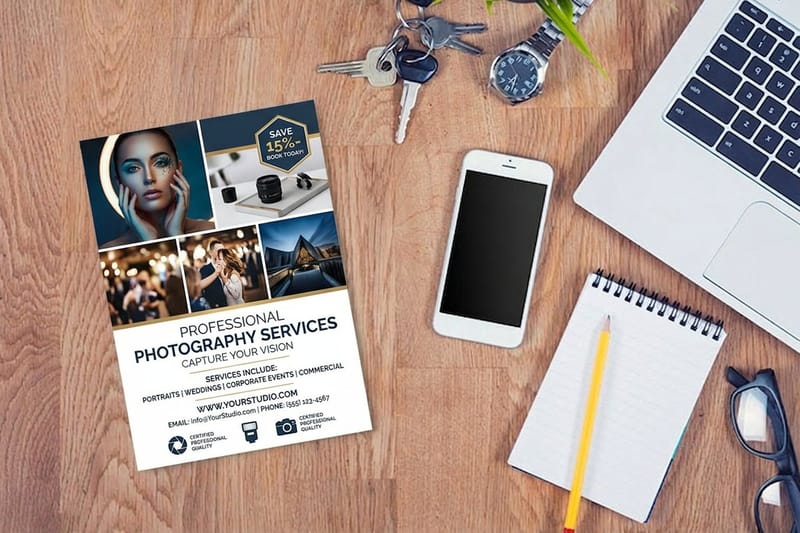 Professional flyer printing - new_product 2 by 4OVER4.COM