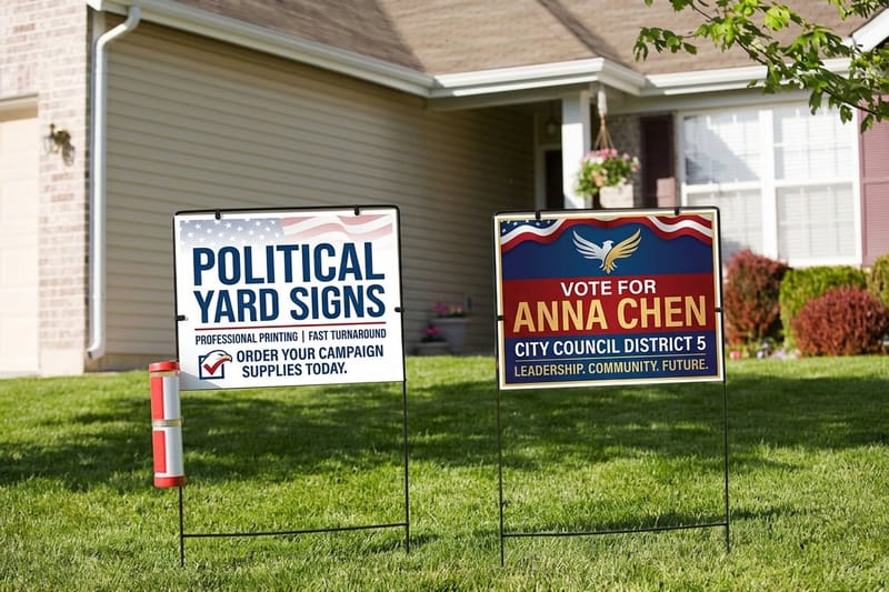 Political Campaign Print Ideas That Win Close Local Races