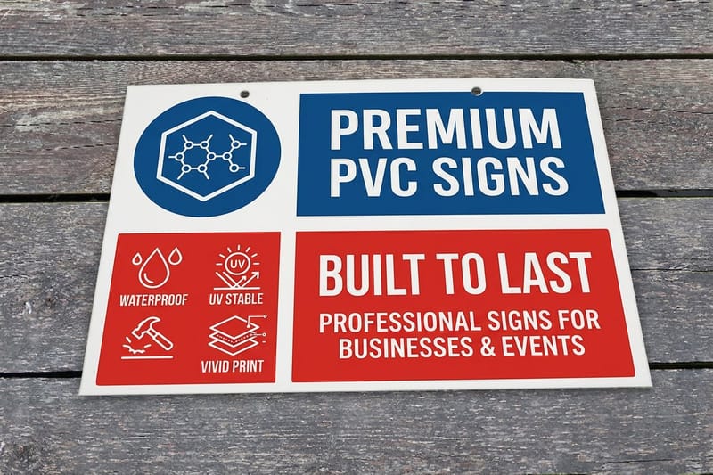 Professional cheap pvc signs printing - new_product 2 by 4OVER4.COM