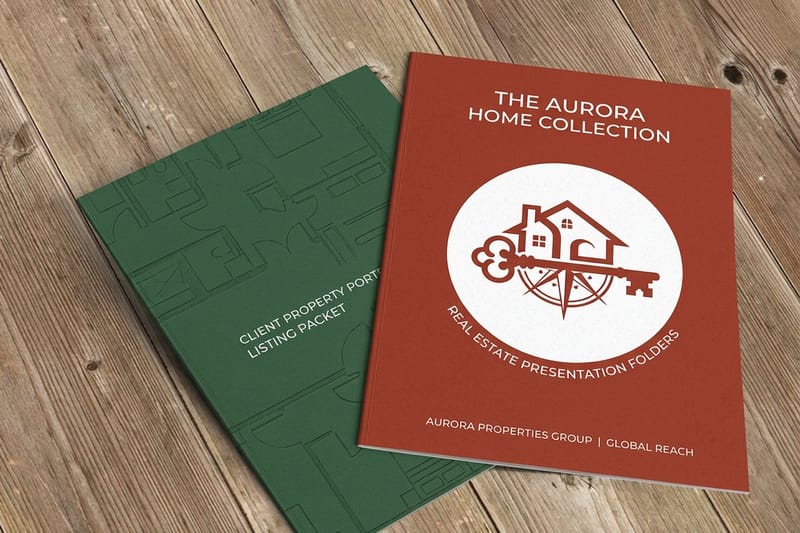 Professional full color presentation folders - new_product 2 by 4OVER4.COM