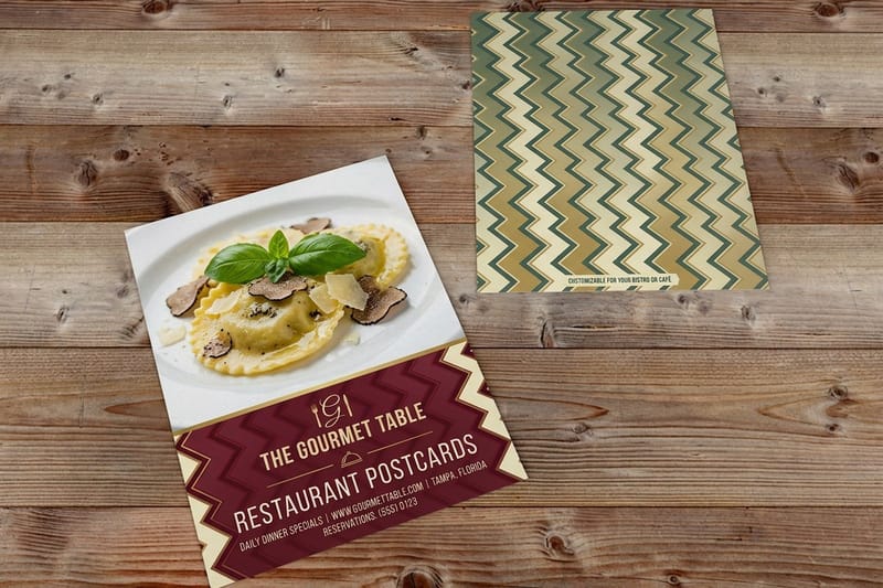 Restaurant Postcards