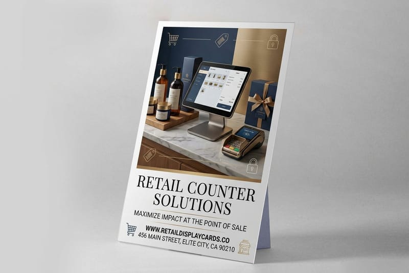Retail Counter Cards